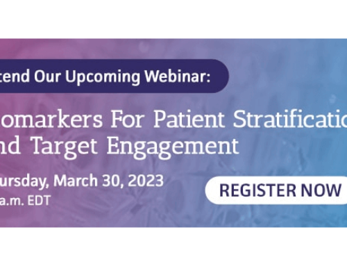Our Upcoming Webinar: Biomarkers for Patient Stratification & Target Engagement